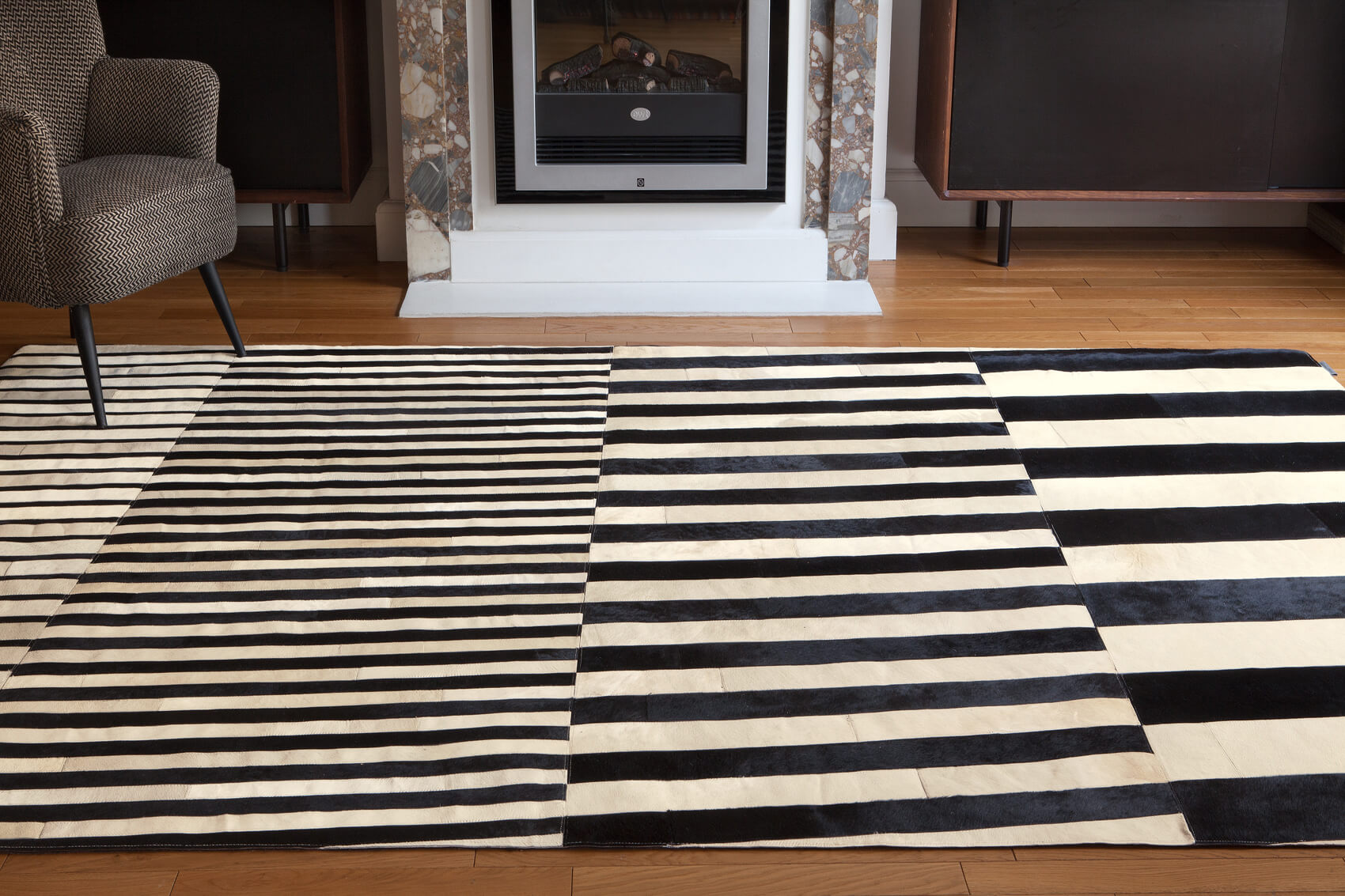 Ralph Cowhide Rug by Serge Lesage