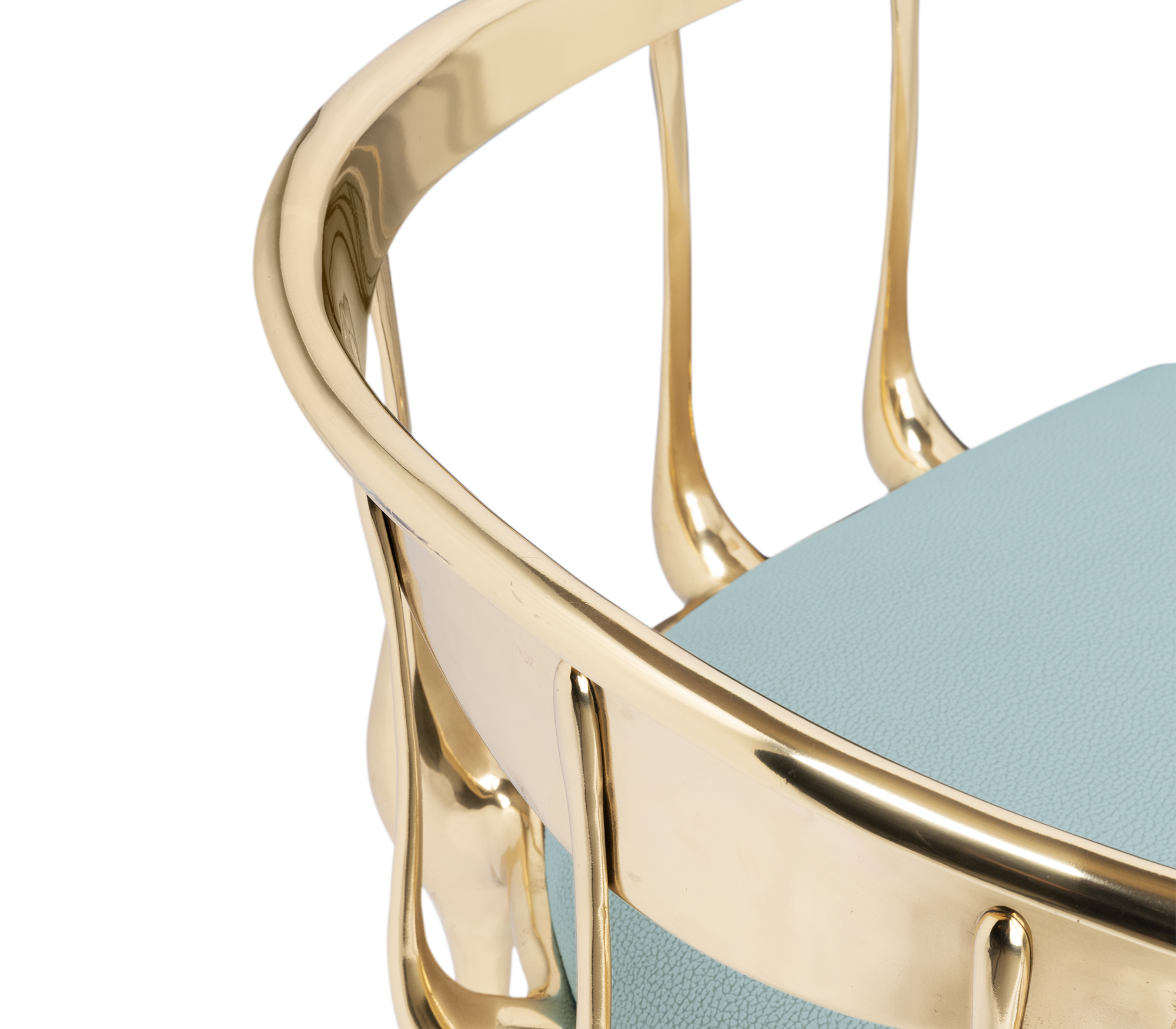Light Blue Designer Luxe Chair