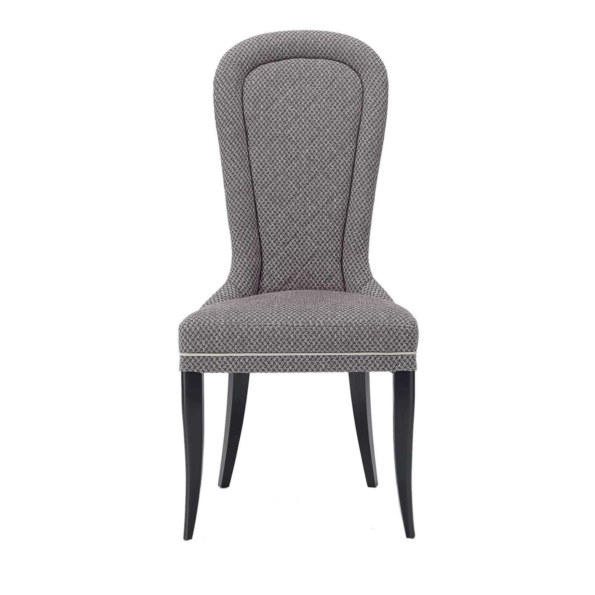 Gray Artisan Crafted Chair