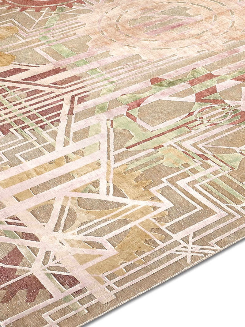 Quiet Color Luxury Silk / Wool Rug