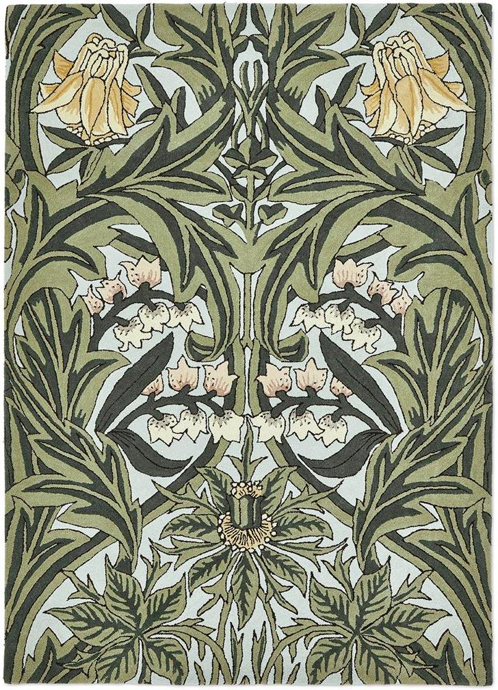 Leafy Wool / Viscose Designer Rug