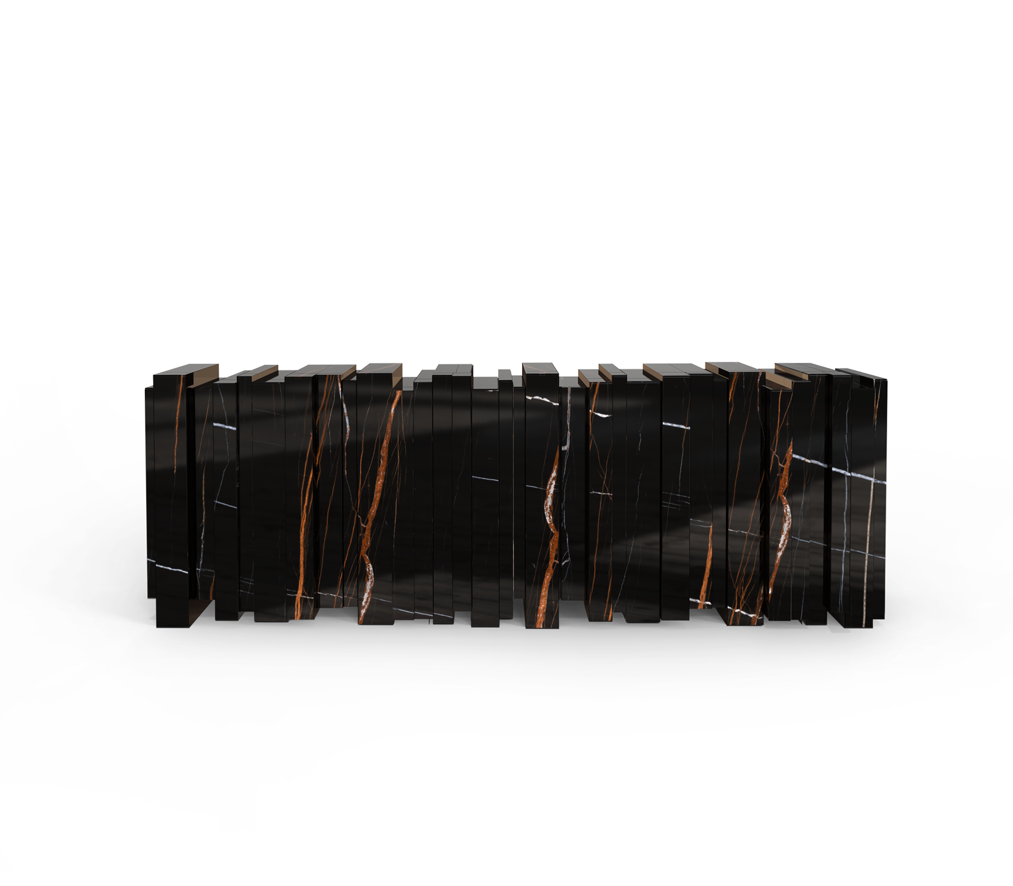 Vortex Black Modern Sideboard