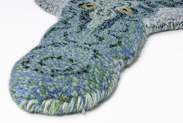 Alligator Green Hand-Tufted Rug 90 х 150 cm