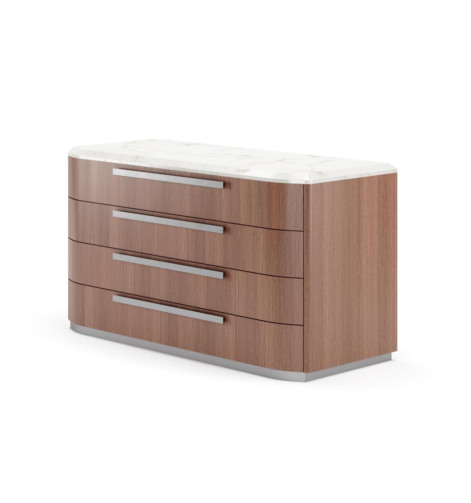 Andy Wood and Marble Dresser