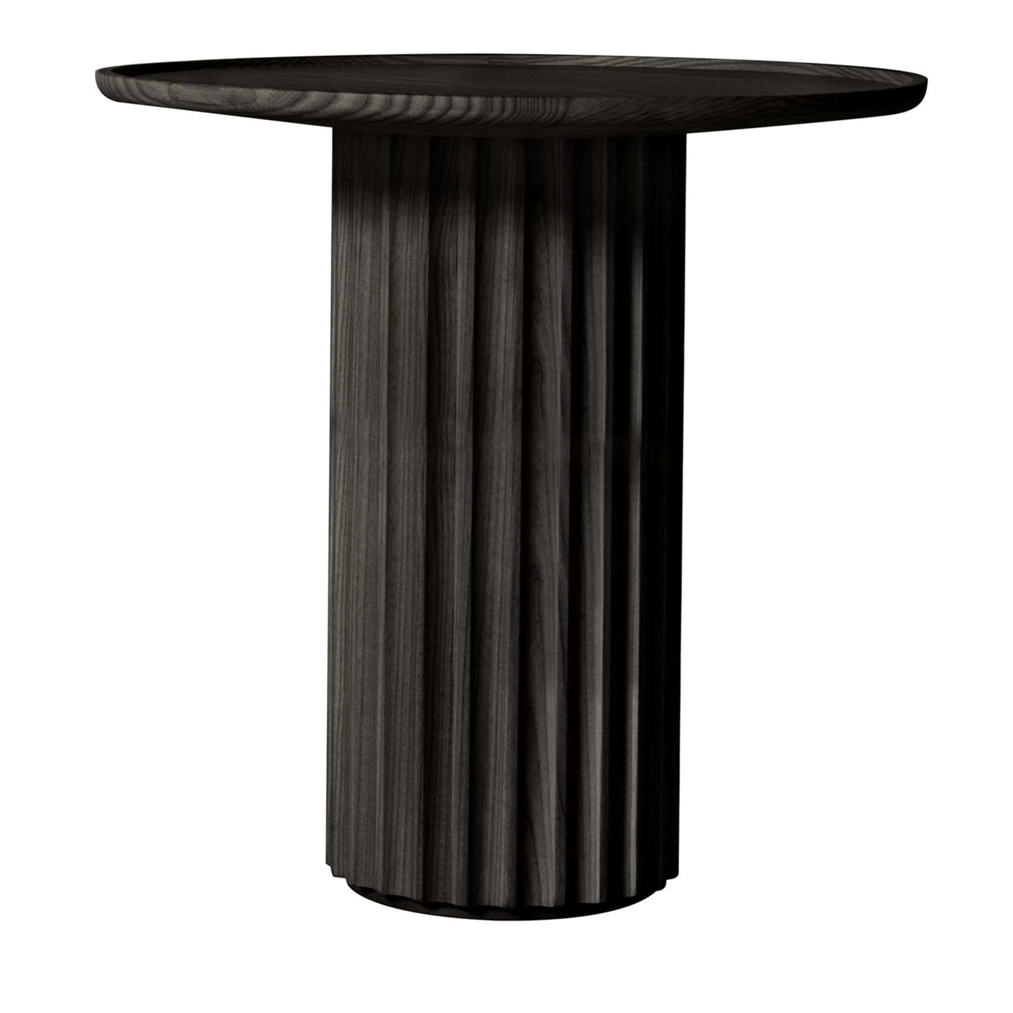 Capitello Black Modern Side Table