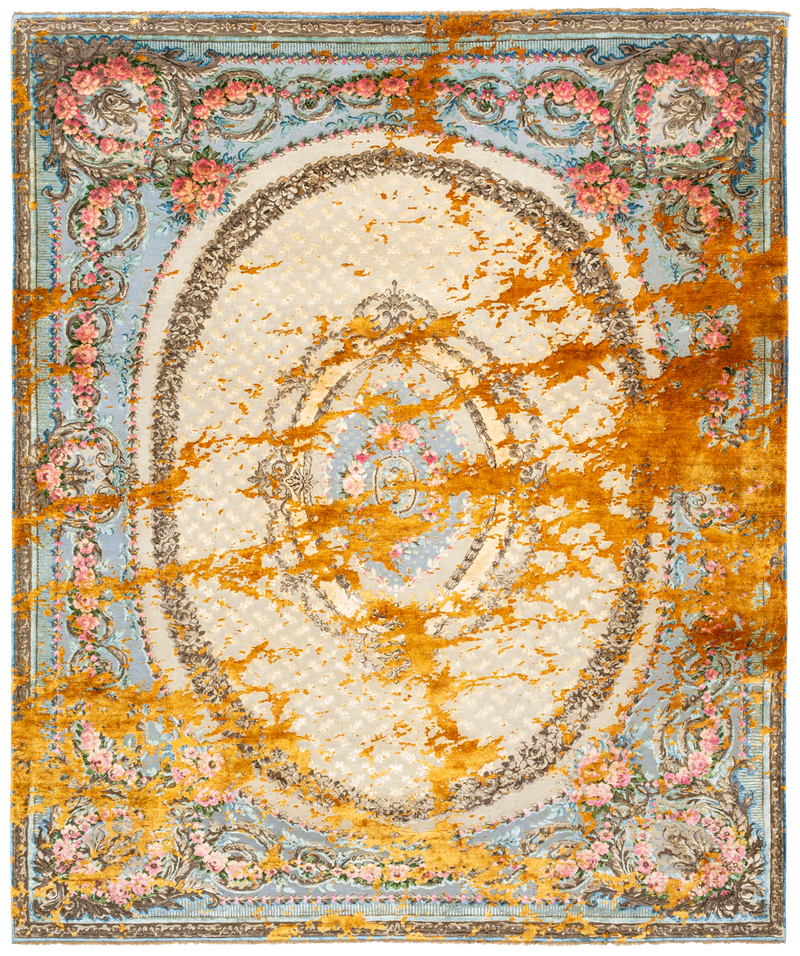 Savonnerie Luxury Hand-Knotted Rug