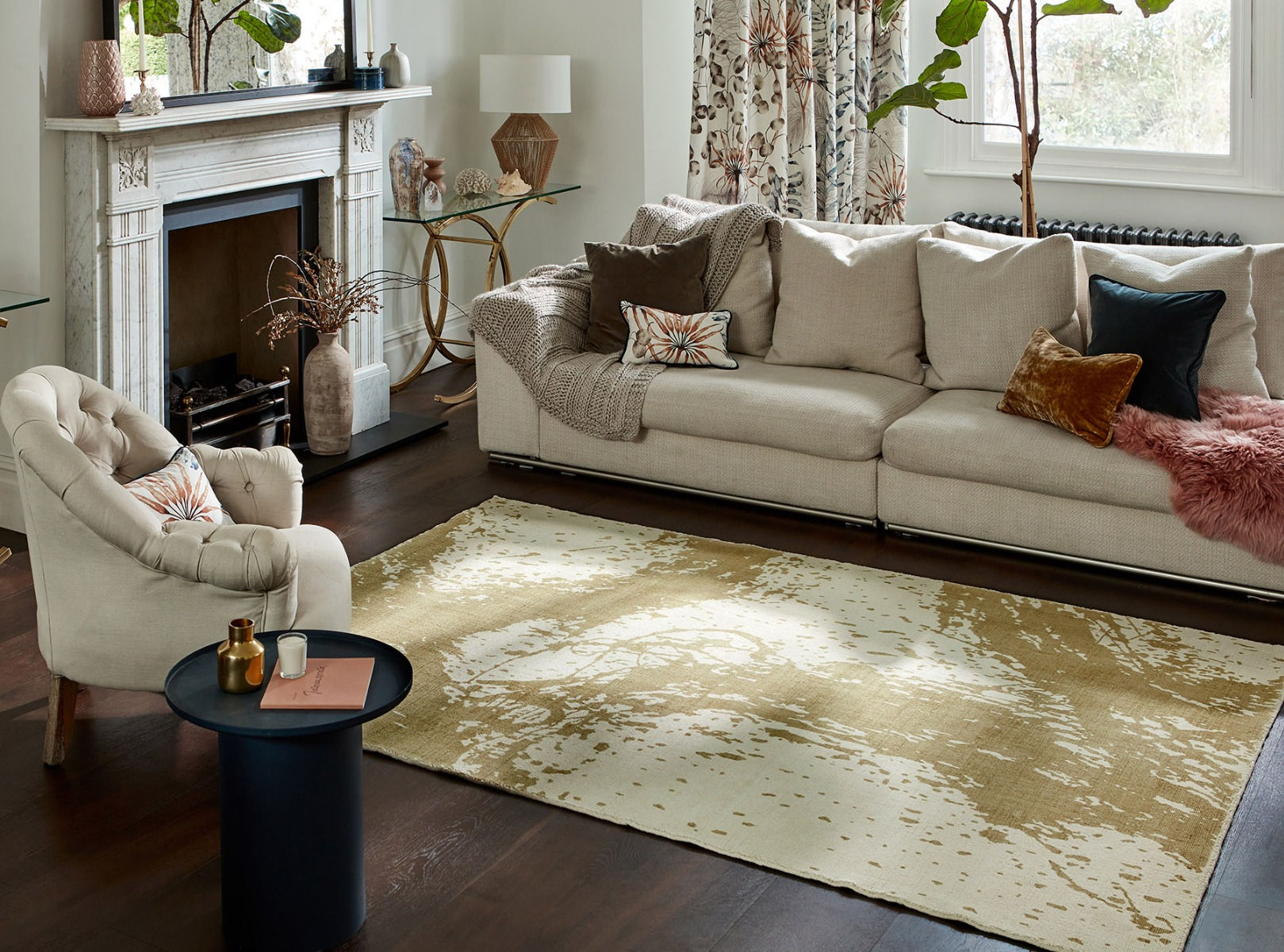 Enigmatic Designer Handwoven Rug