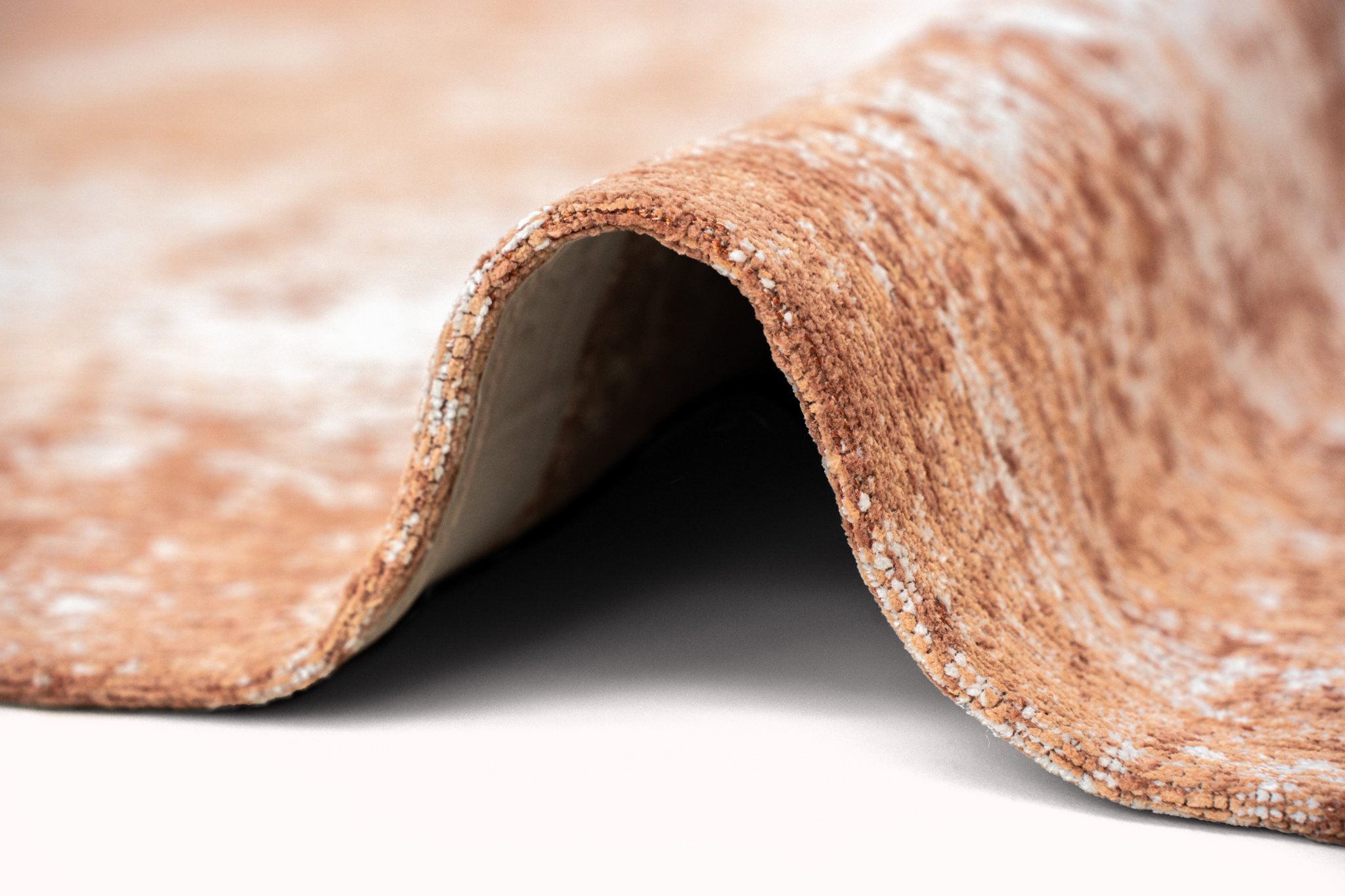 Terracotta Textured Round Rug | Size: Ø 140 cm