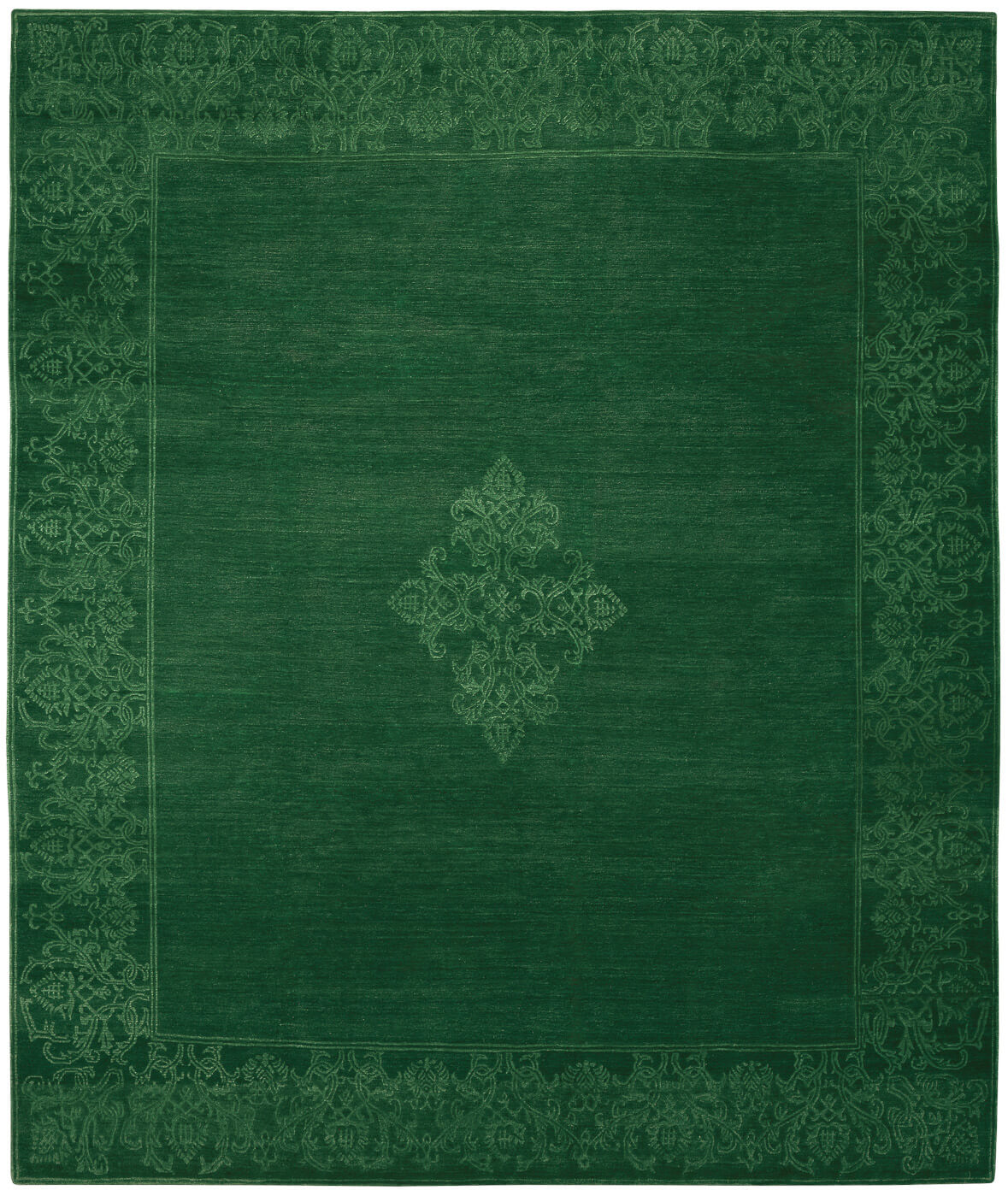 Florenz Green Luxury Hand-woven Rug