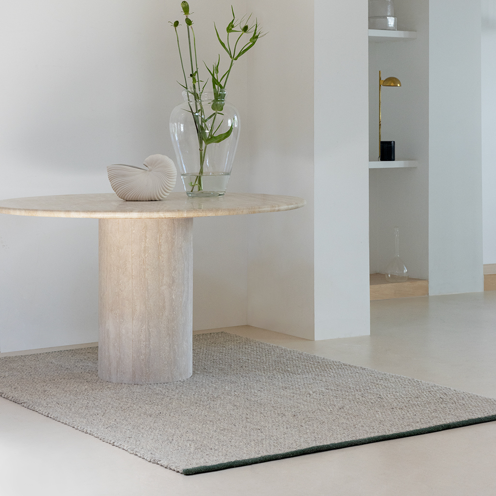 Artisan Texture Plain Ash Grey Rug | Size: 140 x 200 cm