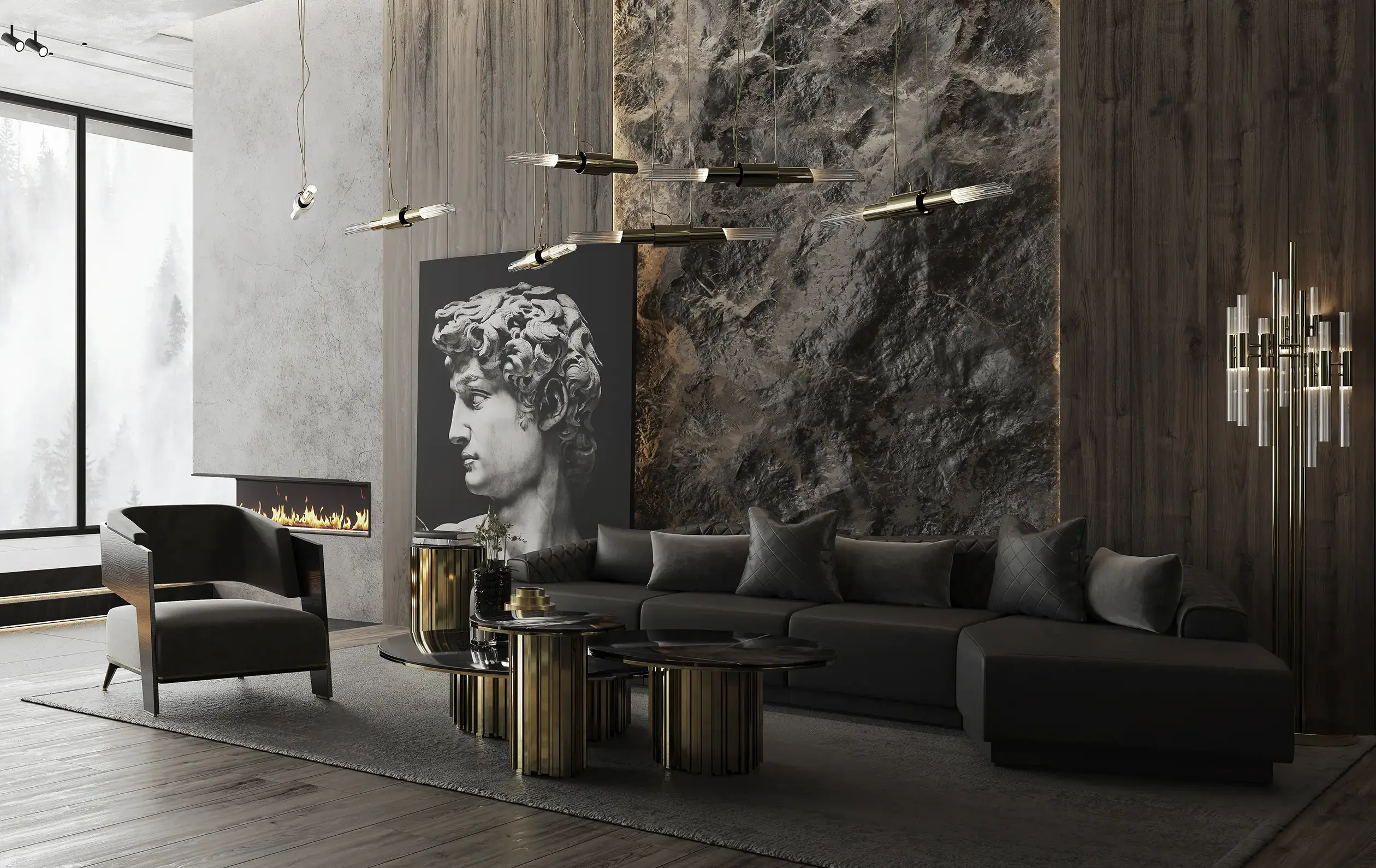 Majestic Trio Coffee Table - 4