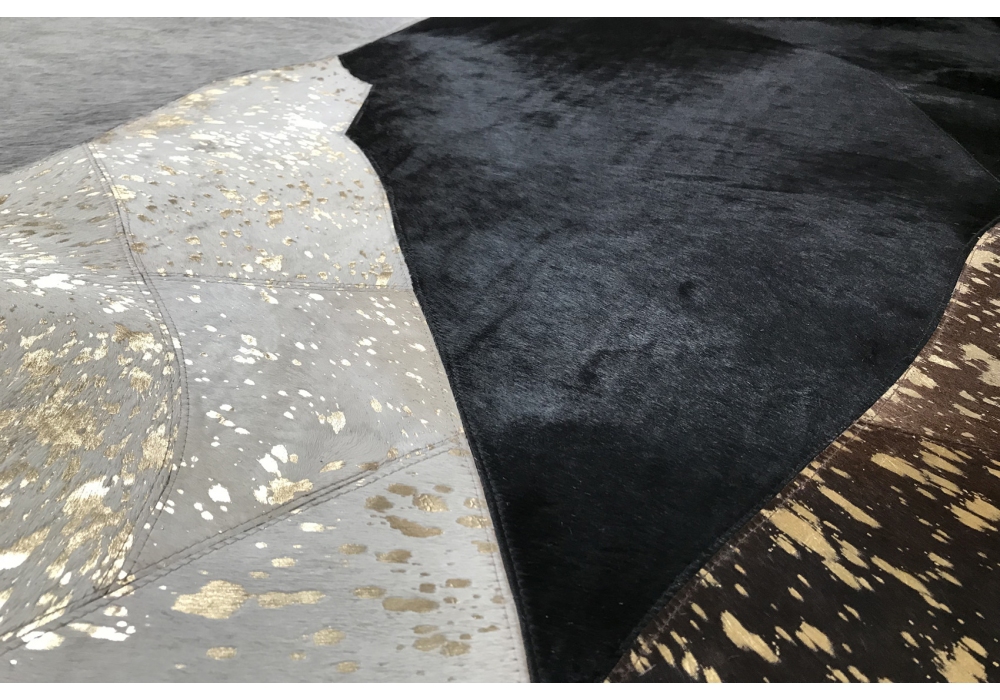 Cowhide Natural Patchwork Luxury Rug | Size: 170 x 240 cm