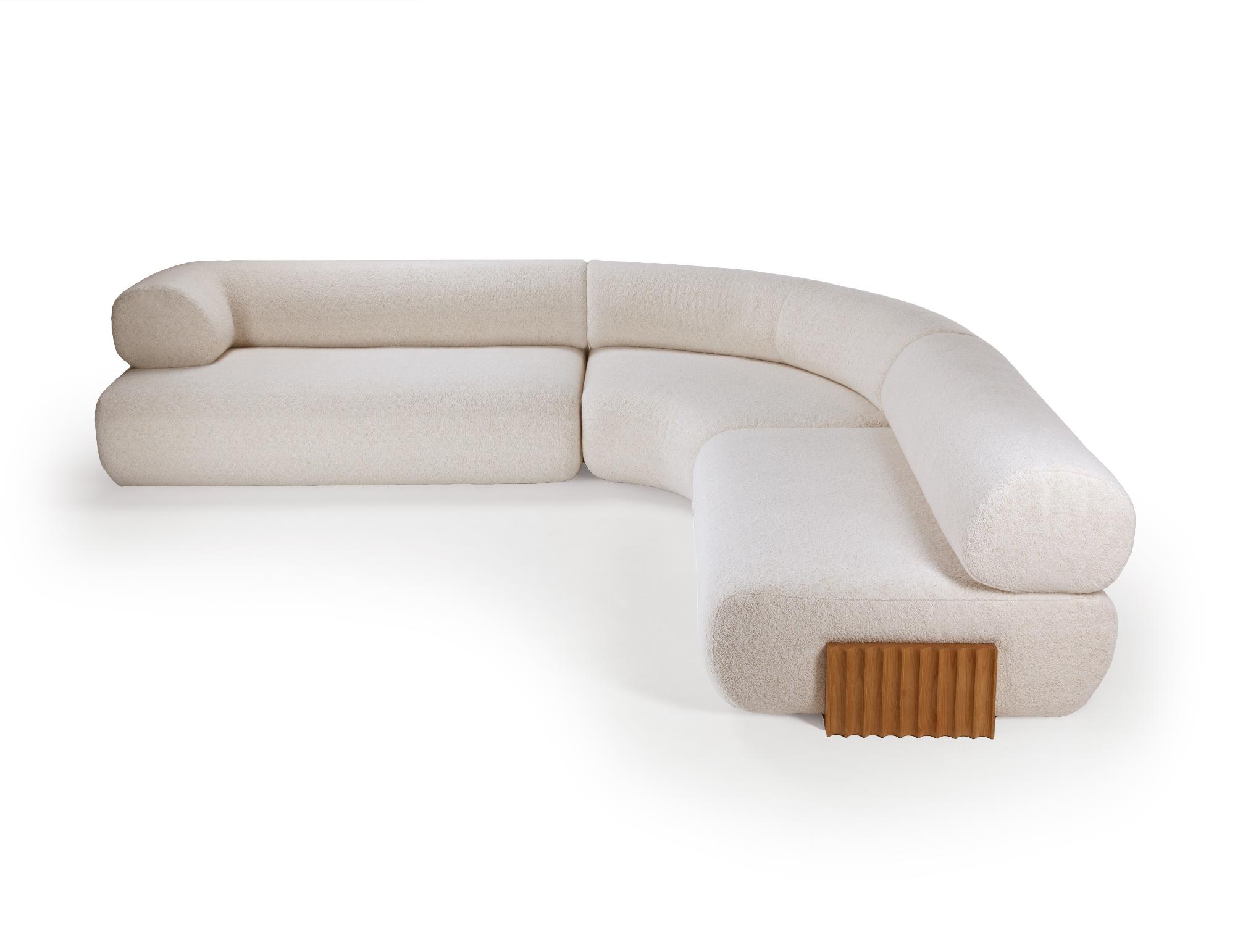 Carmel White Modular Sofa