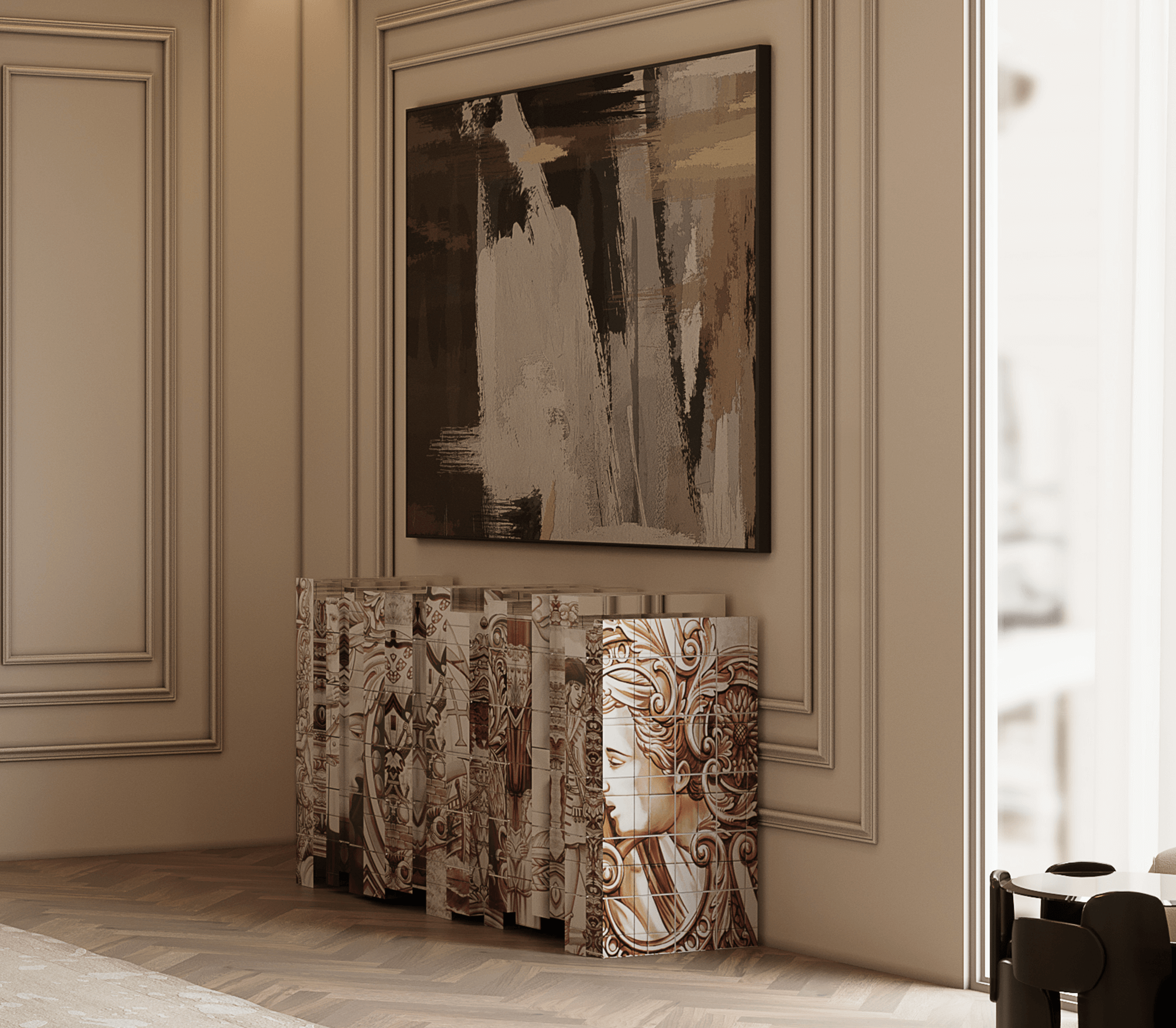Elite Sepia Designer Sideboard