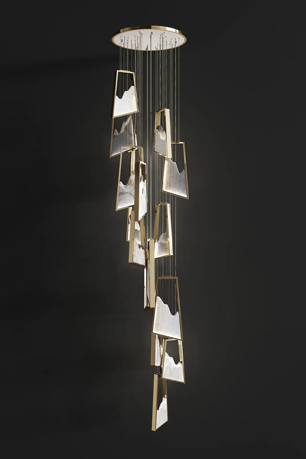Noble Aura Chandelier - 2