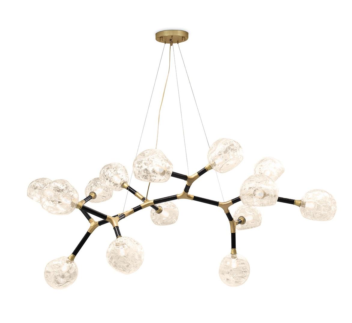 Multi-Shade Irregular Big Sculptural Suspension Light