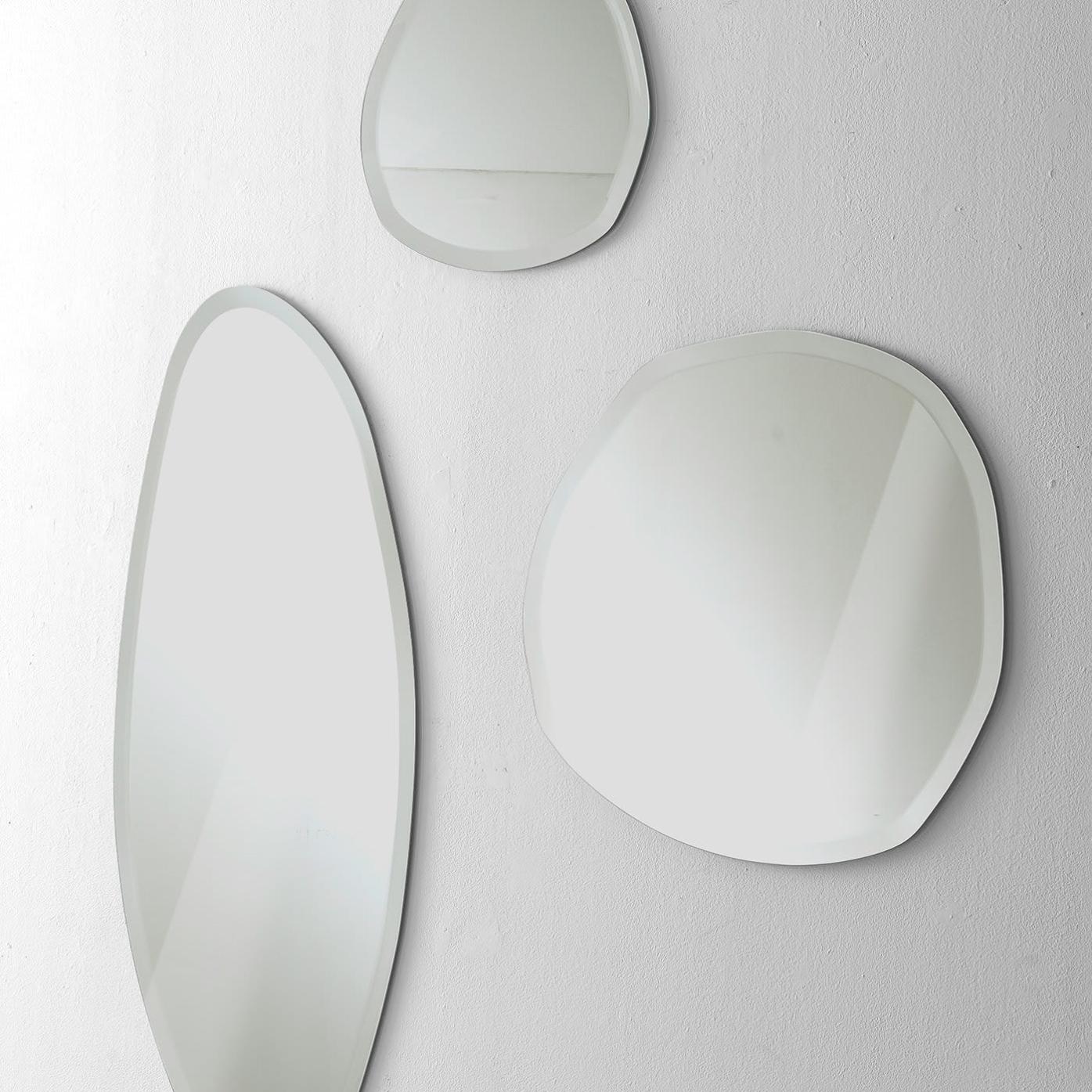 Stone Oval Wall Mirror