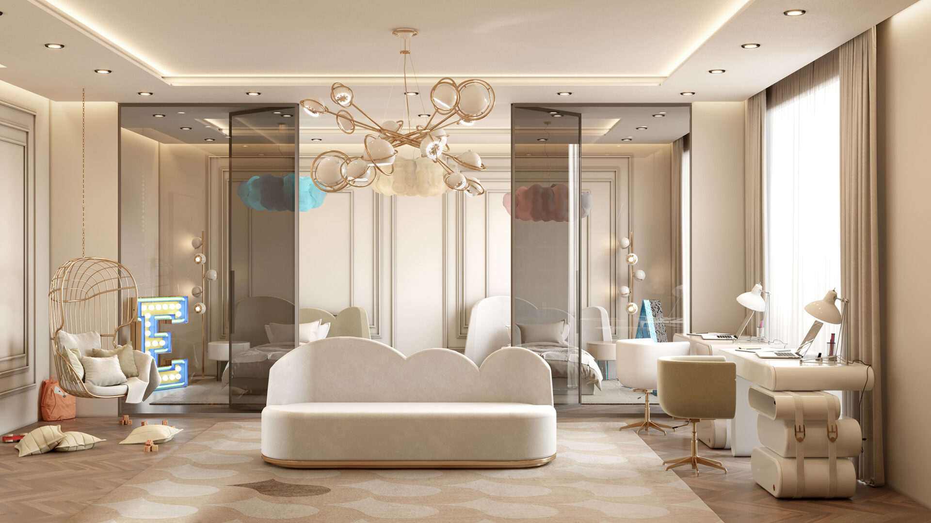 Galactic Glow Suspension Lamp - 6