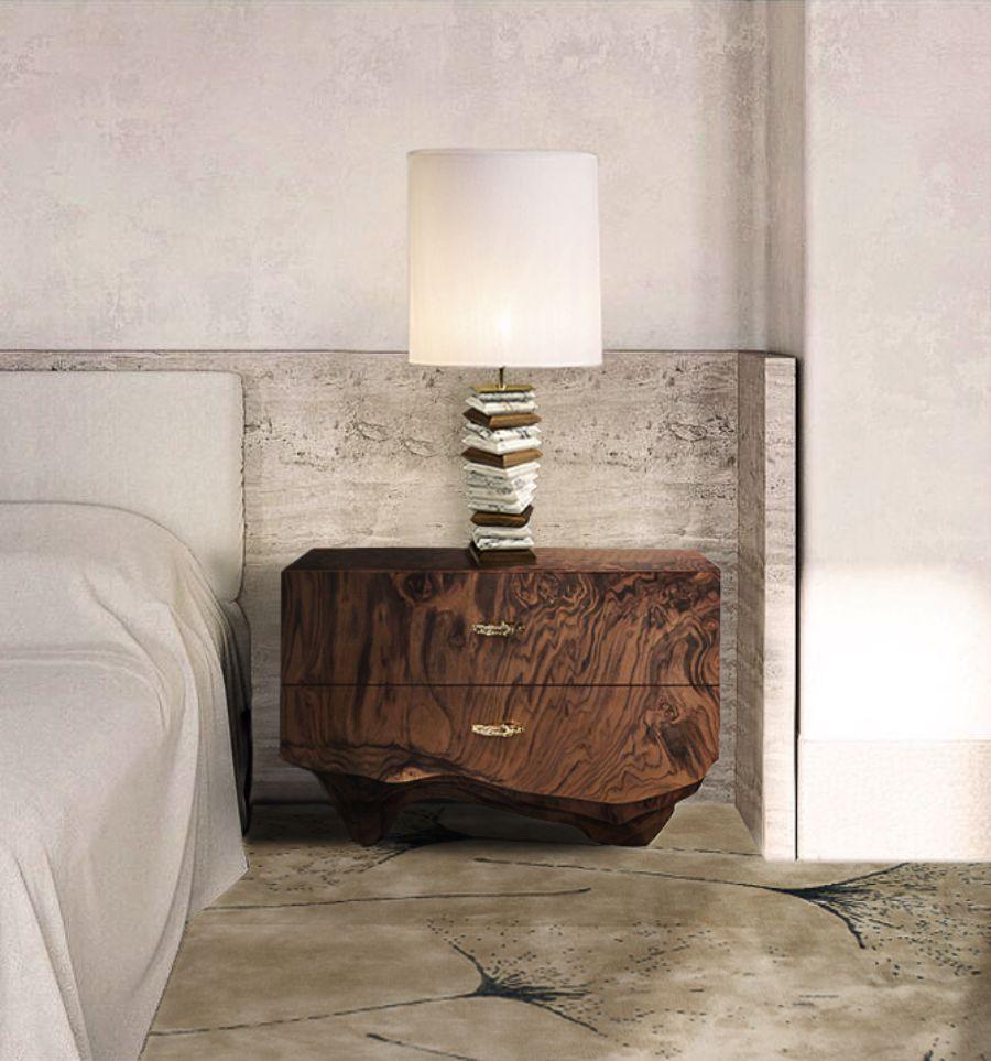 Wooden Classic Bedside Table