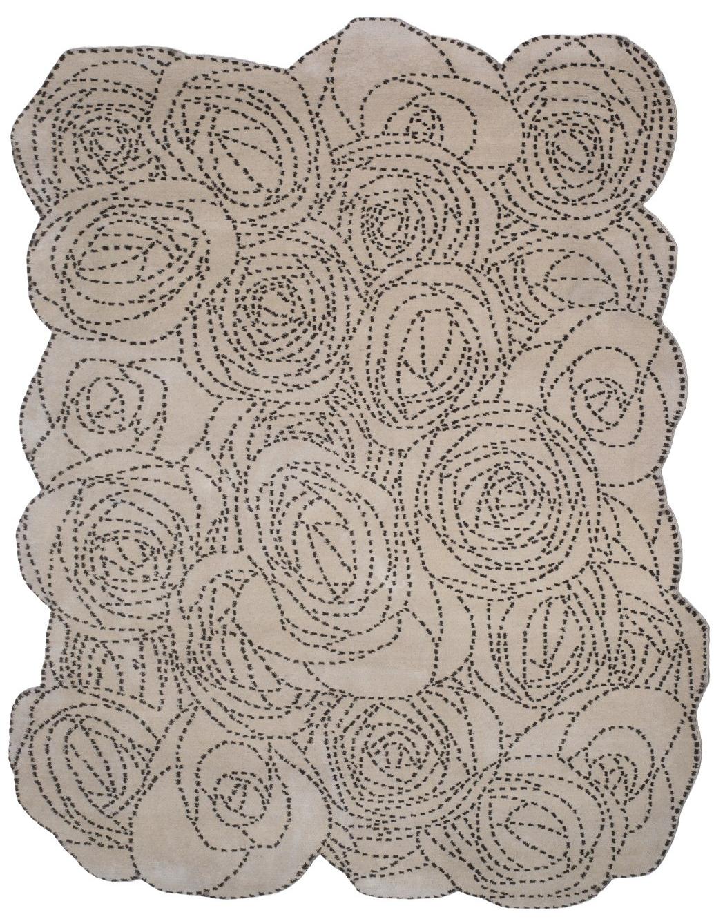 Rosetum Bouquet Hand-Woven Rug