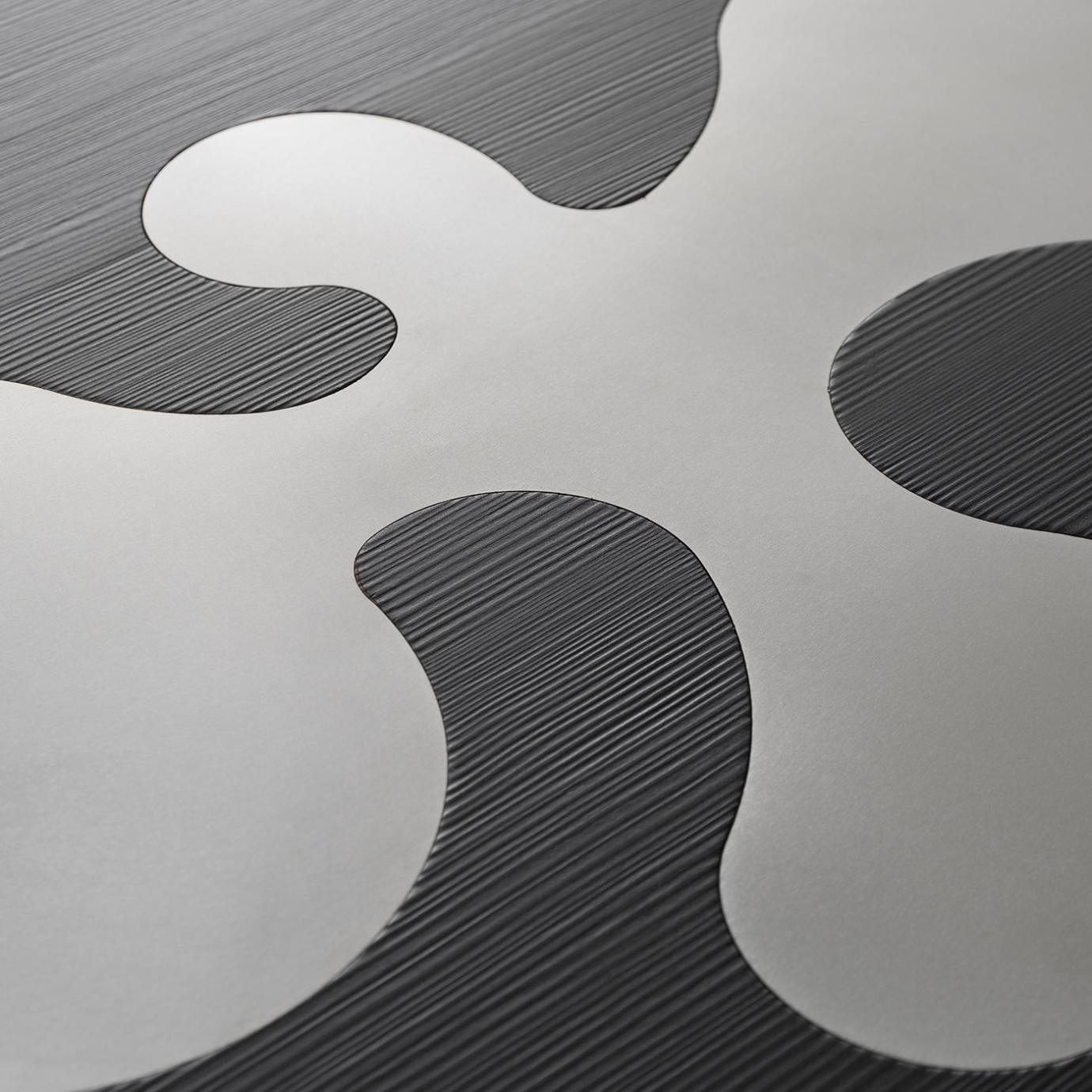 Round Black Coffee Table
