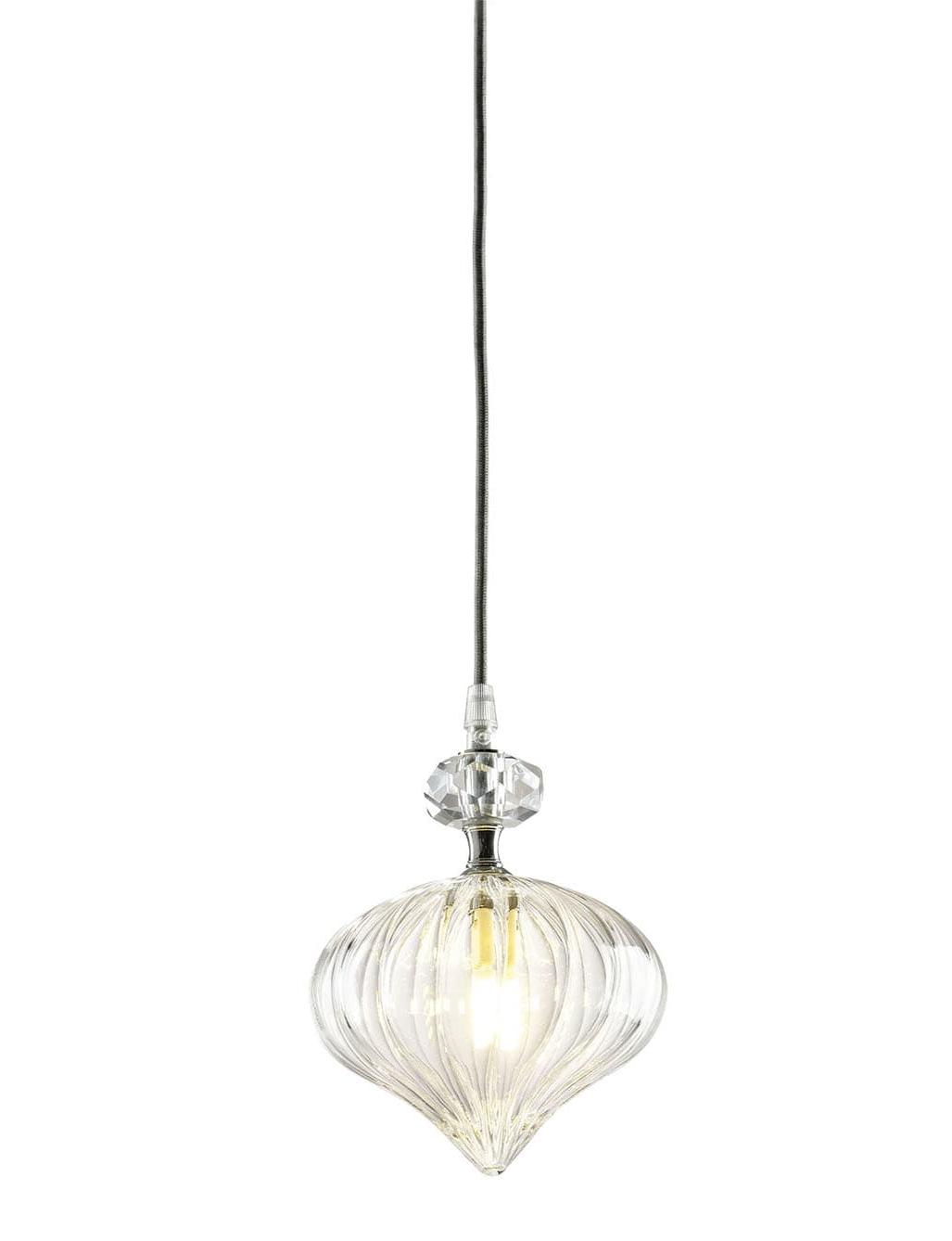 Blown Glass Pendant Light