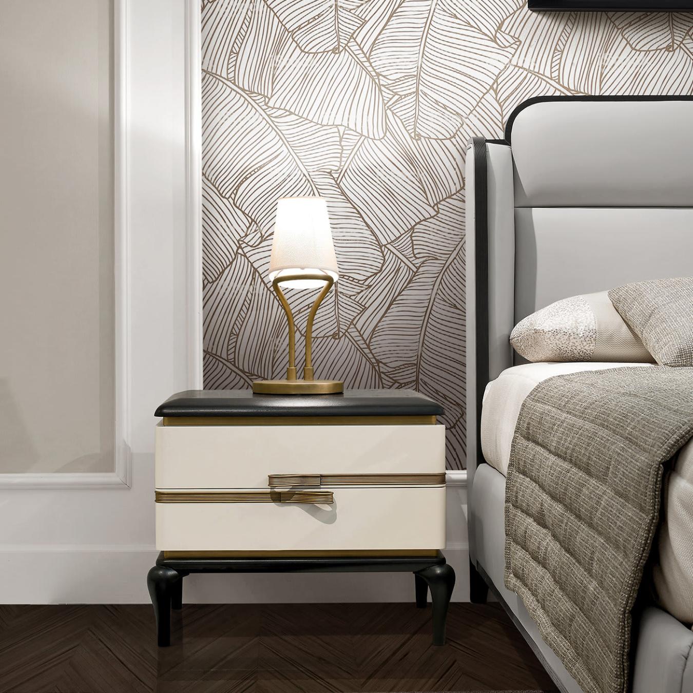 Dilan Bedside Table with Italian Flair