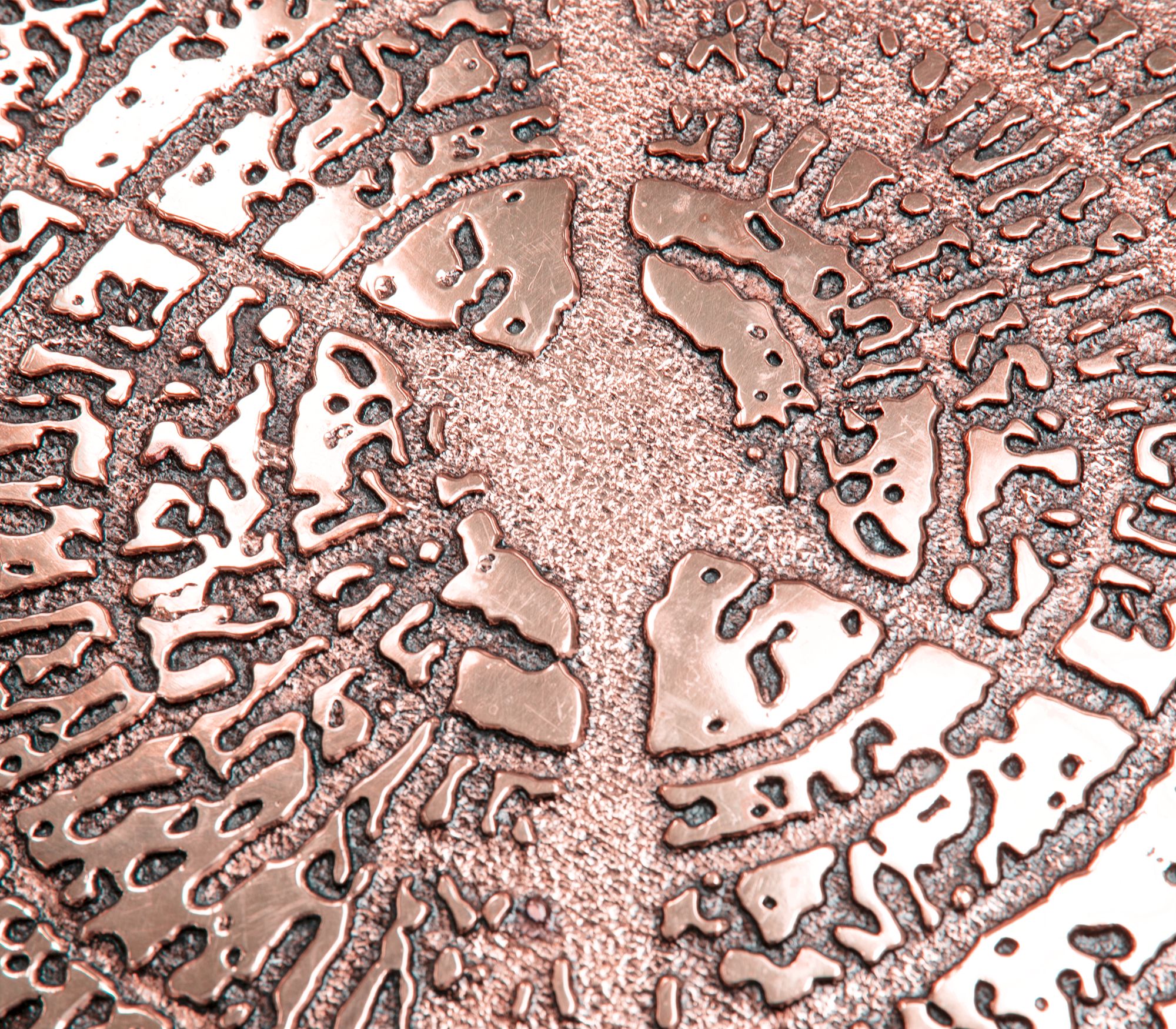 Copper Designer Coffee Table