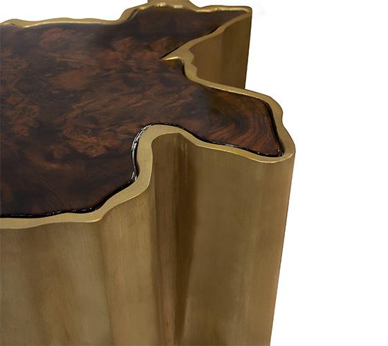 Natural Edge Small Side Table