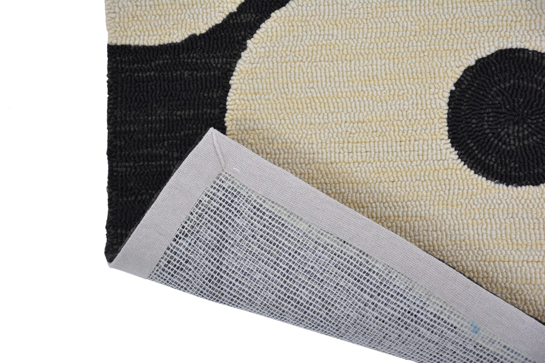 Dandelion Black Outdoor Rug