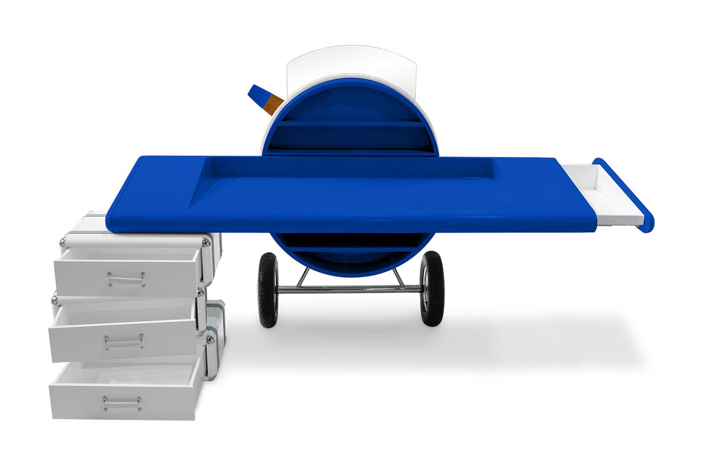Skyline Blue Kids Study Desk