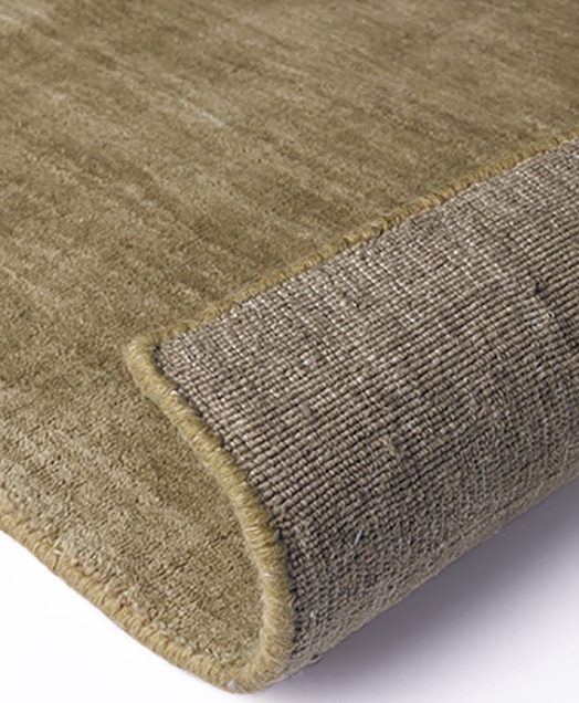 Plain Wool Gold Rug