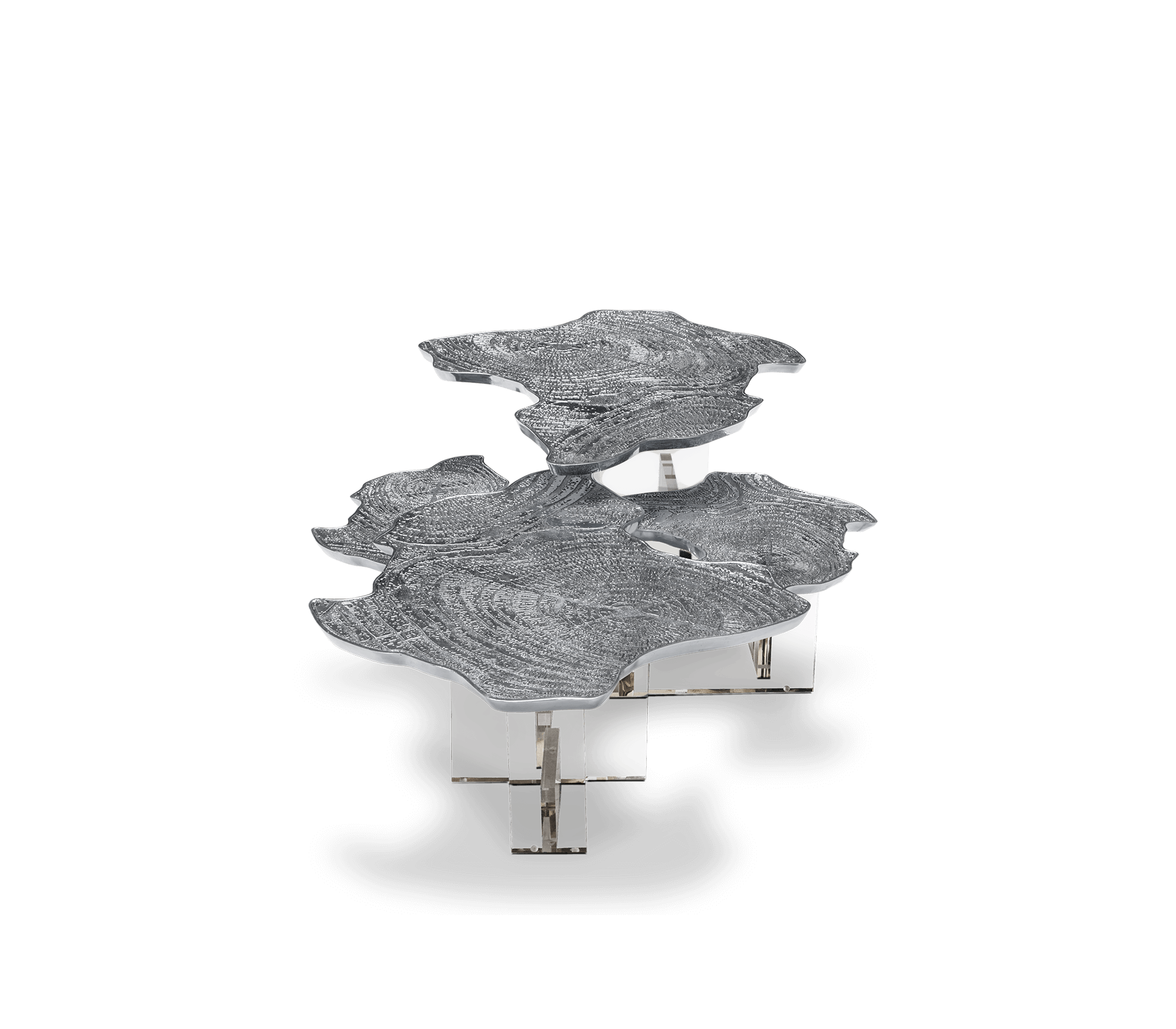 Silver Designer Coffee Table