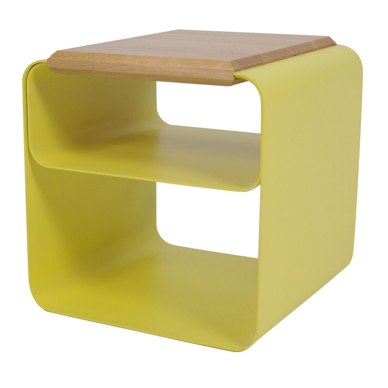 Wood & Metal Contemporary Stool
