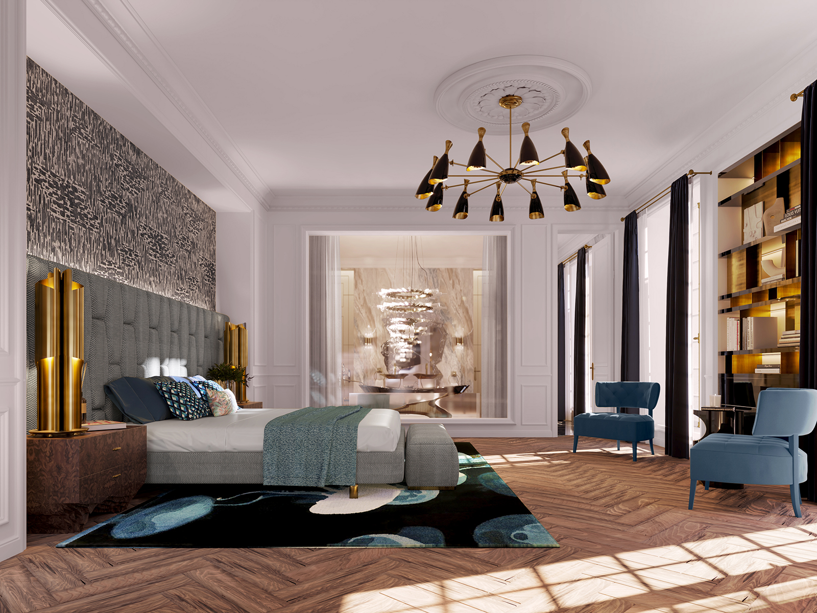 Regal Circle Round Suspension Lamp - 6