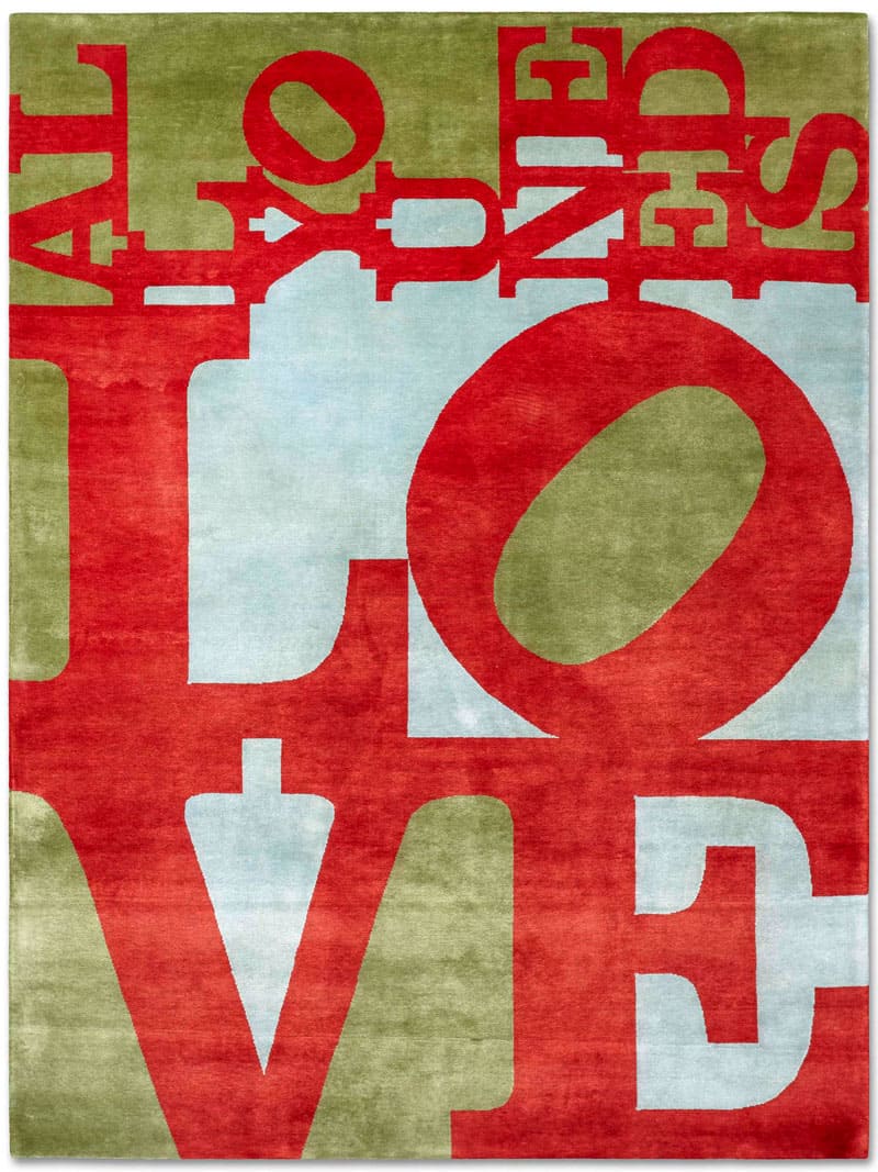 All You Need Is Love Luxury Hand-Woven Rug