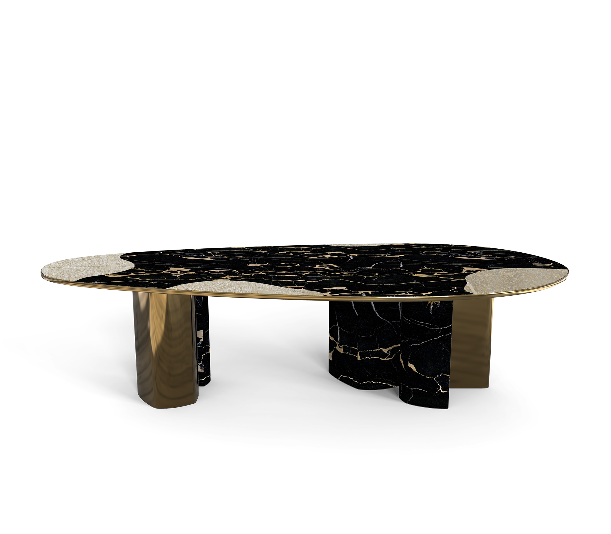 Marble & Patina Luxe Dining Table