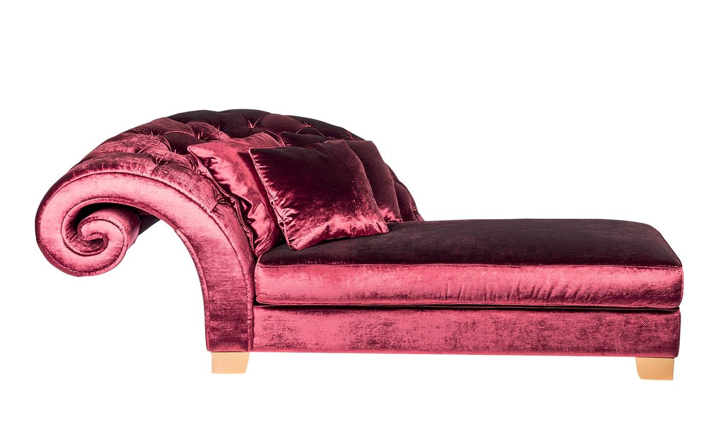 Versailles Upholstered Chaise Longue