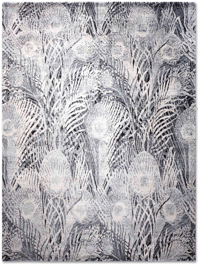 Feathers BlueGrey | Size: 250 x 300 cm