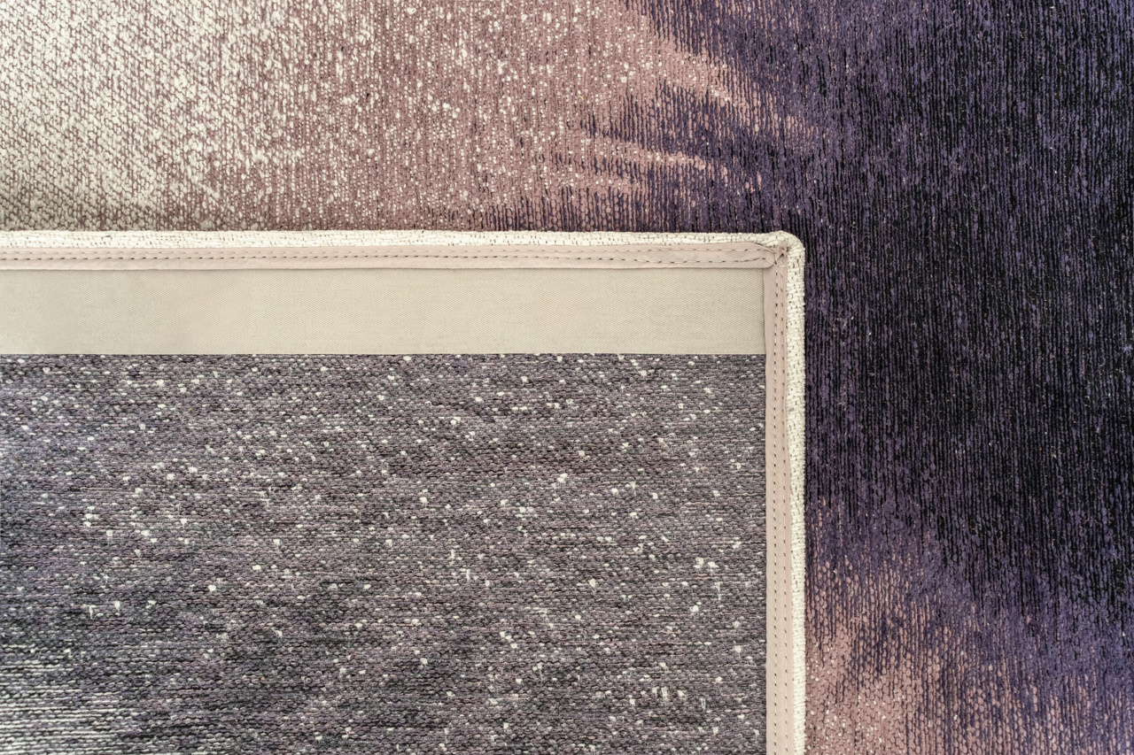 Purple Smoke Flatwoven Rug | Size: 100 × 140 cm