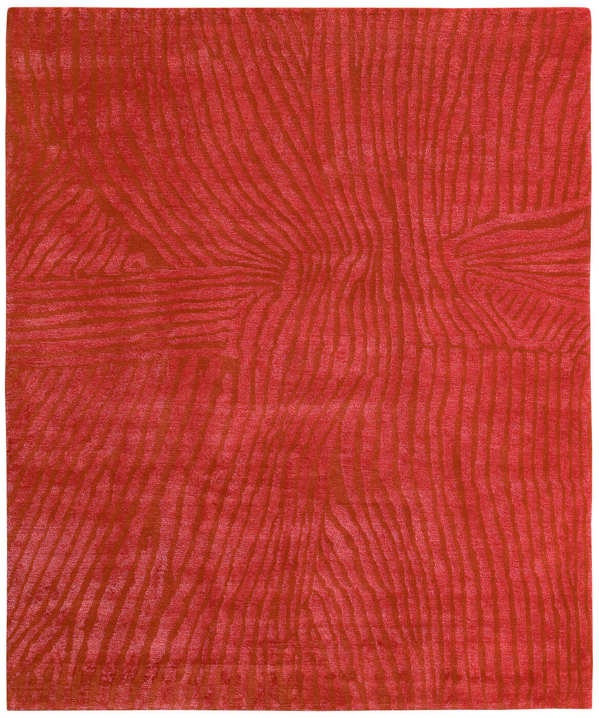 Hand-woven Red Luxury Rug ☞ Size: 250 x 300 cm