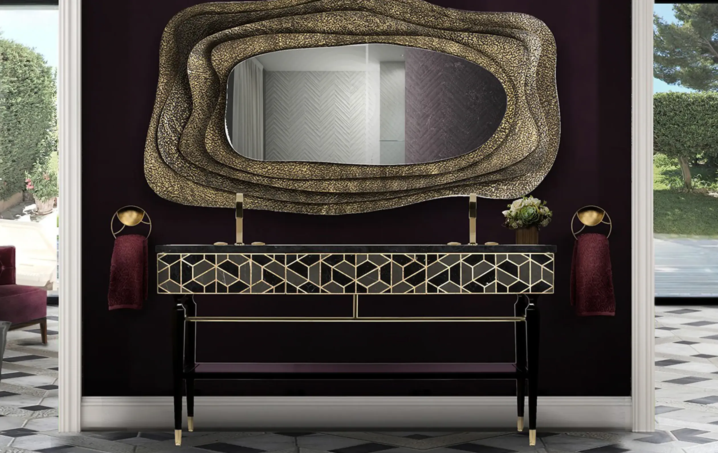 Pearlstone Vanity Cabinet - 2