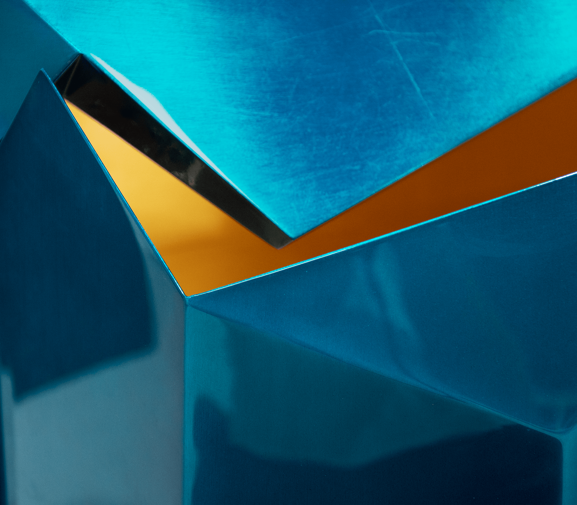 Prism Blue Designer Sideboard