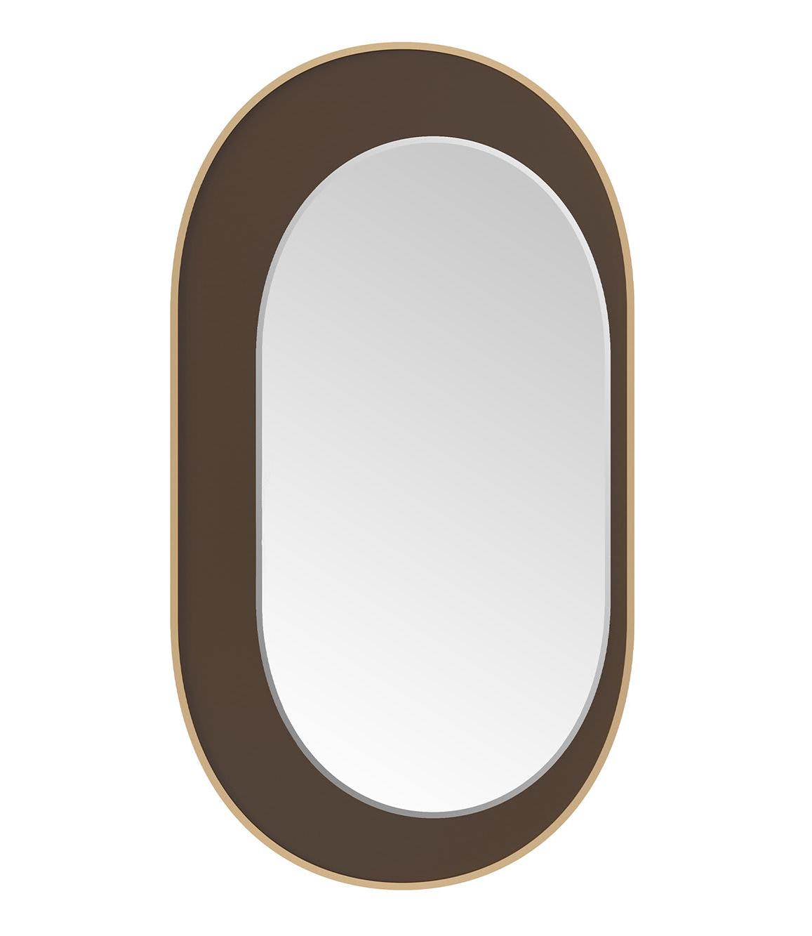 Eclipse Oval Dark Italian Mirror