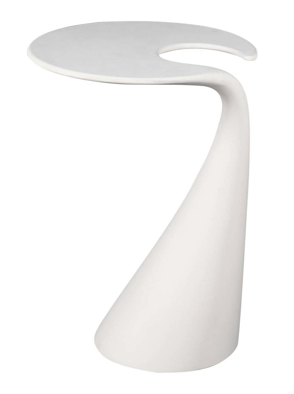 Milan White Artisan Side Table