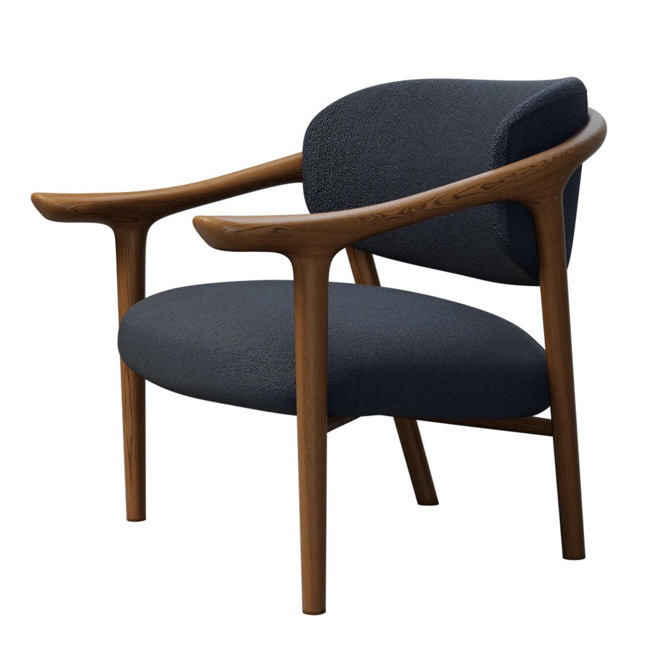 Aida Dark Gray Artisan Lounge Chair