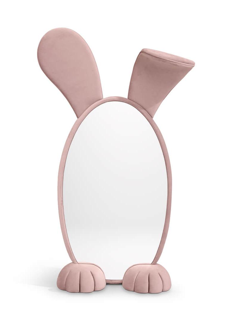 Bunny Pink Floor Mirror