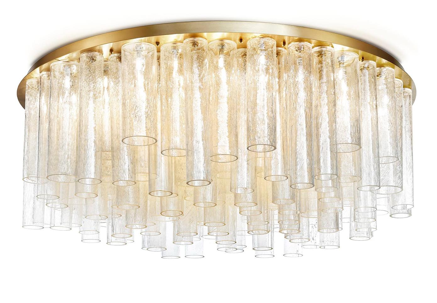 Murano Glass Cylinder Chandelier
