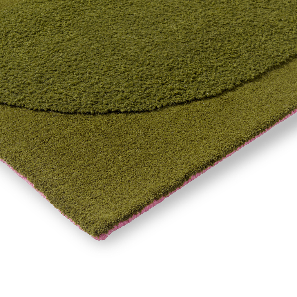 Solid Designer Green Rug | Size: 160 x 230 cm
