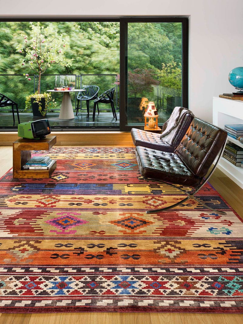 Original Natural Black Hand-Knotted Wool Rug | Size: 305 x 427 cm
